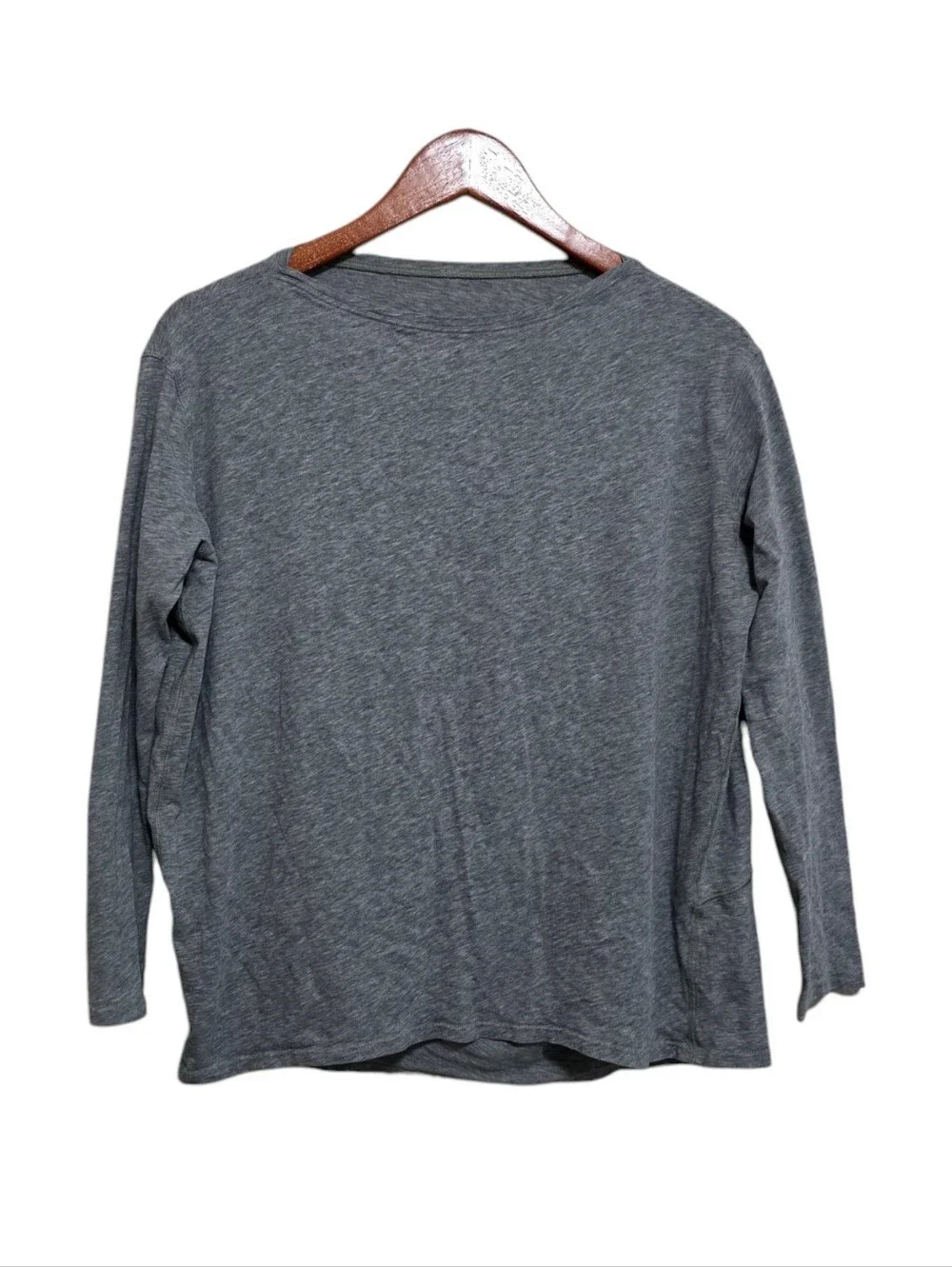 lululemon Back In Action Long Sleeve Heathered Core Medium Grey Size 0